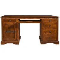 MASSIVMOEBEL24.DE MASSIVMOEBEL24 Schreibtisch Akazie 158x54x76 honig lackiert OXFORD #0522