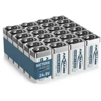 Ansmann Alkaline longlife 9V Block Batterien (24 Stk.) -