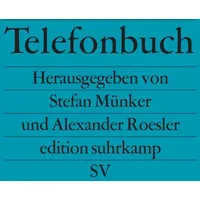 Suhrkamp Telefonbuch