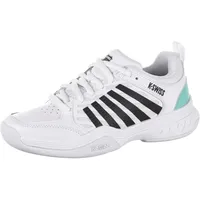 K-Swiss Court Express 2 CARPET white-neon mint-black, - weiß