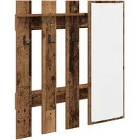 VidaXL Garderobenständer Altholz 100 x 10 x 100 cm