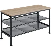 Tectake Derry 75,5 x 30,5 x 45,5 cm Eiche