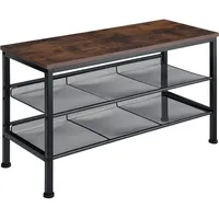 Tectake tectake® Schuhregal, Derry 75,5x30,5x45,5cm