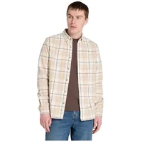 Timberland Mens Midweight Flannel Check Shirt angora yd S