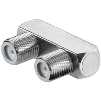 Goobay Verbinder: F-Kupplung>F-Kupplung, U-Form