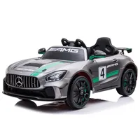 TPFLiving Elektro-Kinderauto Mercedes GT 4 grau