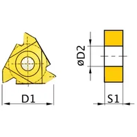 Optimum HM-Ersatzwendeplatten ISO 16ER AG60