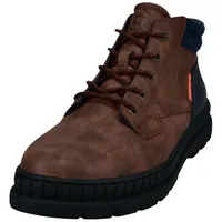 Bugatti Schnürboots Desertboots, Winterboots mit abgsetzter Fersenkappe braun 42