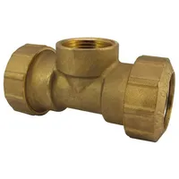 Boni-shop Pe Rohr Verschraubung, Messing T-stück Ig 32x1", Rohrverbinder