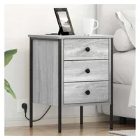 VidaXL Nachtschrank Graues Sonoma 42 x 41 x 61