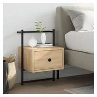 VidaXL Nachtschrank Sonoma-Eiche 35 x 30 x 51 cm