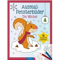 ArsEdition Ausmal-Fensterbilder – Im Winter