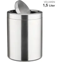 Weis Tisch-Abfallbehälter 1,5 l Silber