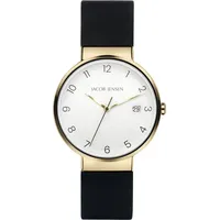 Jacob Jensen Herrenarmbanduhr Titan Quarz Goldfarben