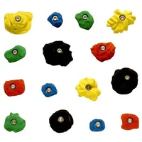 Sport-Thieme Klettergriff-Set Schwer Mit Befestigungsmaterial für Indoor-Kletterwand"