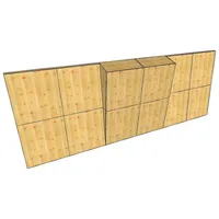 Sport-Thieme Boulderwand-Bausatz Indoor Natur Pur, Höhe 2,98m, 620 cm,