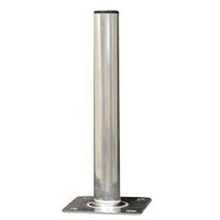 PremiumX Standfuß 60cm Ø 50mm Aluminium SAT Antennen-Mast Mastfuß