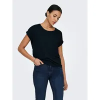 Only 15106662 T-Shirt Runder Halsausschnitt Kurzärmel Elastan, Polyester, Viskose,