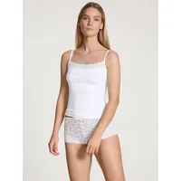 CALIDA Natural Comfort Lace Spaghettitop Weiß M