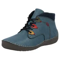 Rieker Schnürstiefel in blau | Gr.: 40