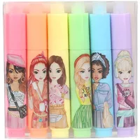 DEPESCHE Radierbare Mini Highlighter 6 St. Beige