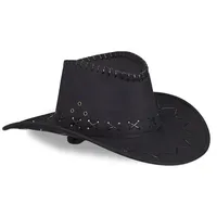 Relaxdays Cowboyhut schwarz One Size