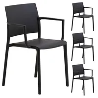 Idimex Gartenstühle, schwarz Textil, Mode, 55x81x52 cm Gartenmöbel, Gartenstühle,