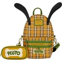 Loungefly Disney Pluto 95th Anniversary Plaid Sling Crossbody Bag