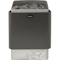 Helo CUP Saunaofen in Graphite, kompakter Klassiker für kleine