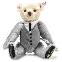 Steiff Plüsch James Bond Goldfinger Musik Teddy - hellgrau