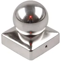 Baumarktplus Pfostenkappe 7 x 7 cm Edelstahl