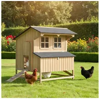 Zooprinz Hühnerstall | XXL | 110x130x110cm (BxHxT) | Wetterfest