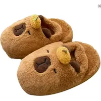 Corimori EU Einheitsgr. 33-40 Capybara Plüsch Hausschuhe 03 Capybara