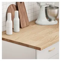 VidaXL Küchenarbeitsplatte 100x63,5x2,7 cm Massivholz Eiche Rechteckig