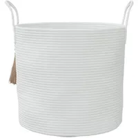 VidaXL Aufbewahrungskorb Ø40 x 40 x 35 cm Baumwolle