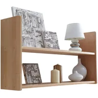 TICAA Wandregal 90 x 45 x 20 cm Buche