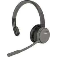 Agfeo DECT Headset Infinity Mono (Kabellos), Office Headset, Schwarz