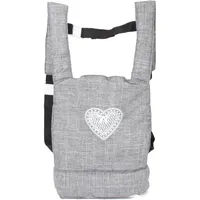 Bayer Chic 2000 - Puppen-Tragegurt, Puppentrage, Puppenzubehör, Jeans grau