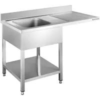 GastroHero Spülzentrum Basic 12x6 mit 1 Becken links,