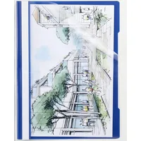 Kompatible Ware Schnellhefter Quality Kunststoff dunkelblau DIN A4