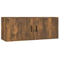 VidaXL TV-Wandschrank Räuchereiche 100x34,5x40 cm