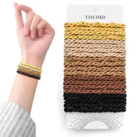 Luxuskollektion Haargummi Damen Schwarz Zopfgummis Scrunchies