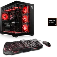 CSL PC "Vitrum Advanced V24528", schwarz, Microsoft Windows 11