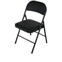 Hti-Living Klappstuhl Wedigo Kunstleder schwarz