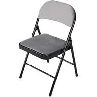 Hti-Living Klappstuhl Velvet Gestell Schwarz