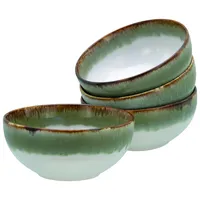 CreaTable CreaTable, 21685, Serie Cascade, 4-teiliges Geschirrset, Buddha Bowl