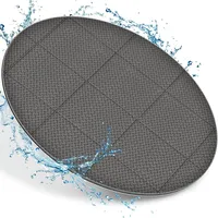 Tillvex tillvex® Whirlpool Unterlage rund Grau 196 cm Bodenmatte