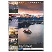 Calvendo Alpenblicke - Ein Jahr in den Alpen (Tischkalender