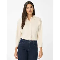 Brax Damen Shirt Style CELIA M canvas, cremeweiß, Gr.