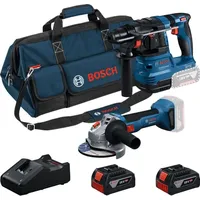 Bosch Professional Combi-Set Bohrhammer GBH 18V-22 + Winkelschleifer GWS